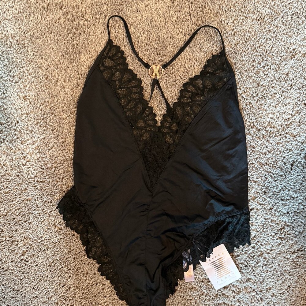 Savage Fenty Lingerie by Rhianna lace bodysuit with racerback